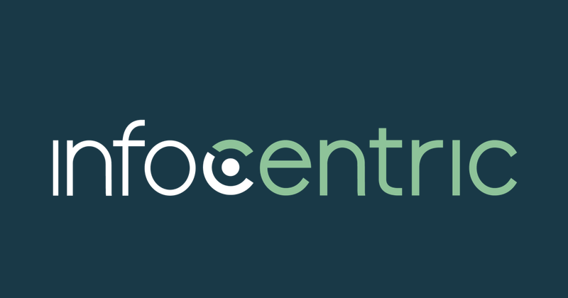 InfoCentric — identifying brand graphic