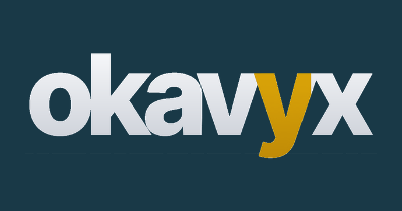 Okavyx — identifying brand graphic