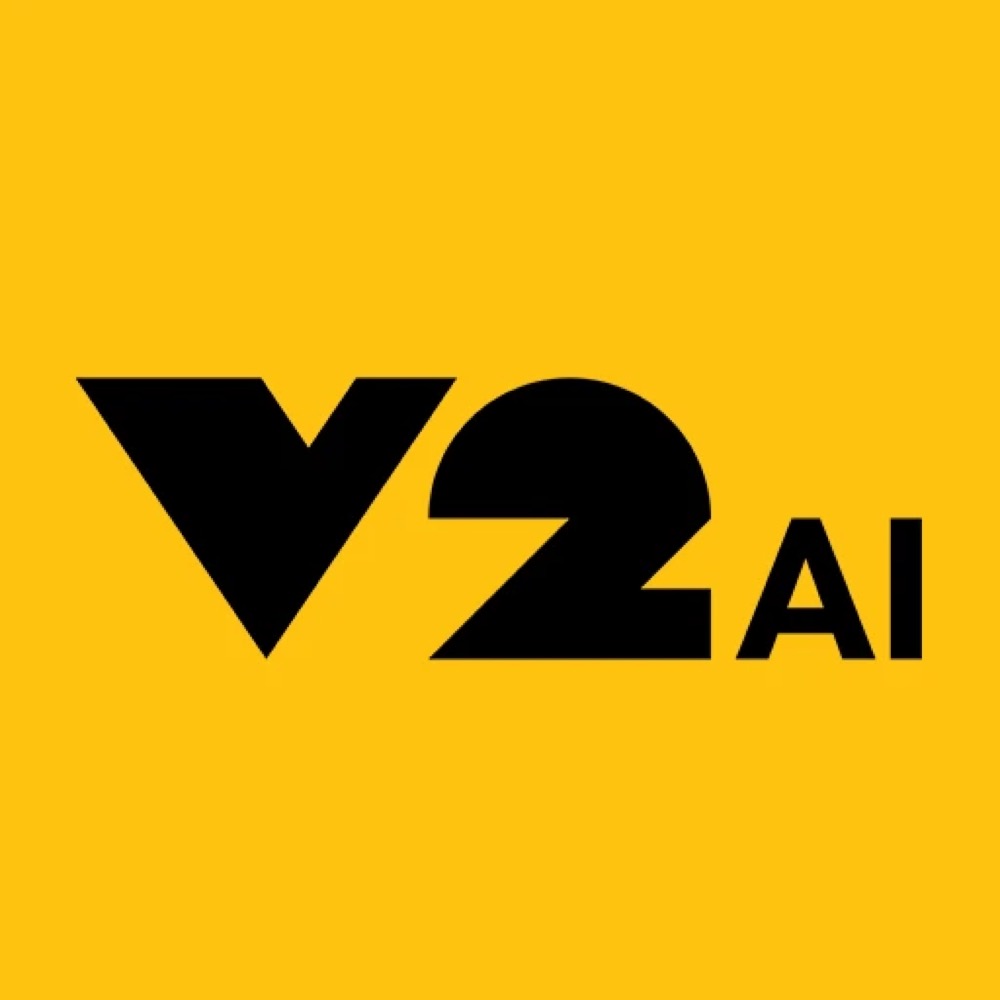 V2 AI — operator brand graphic